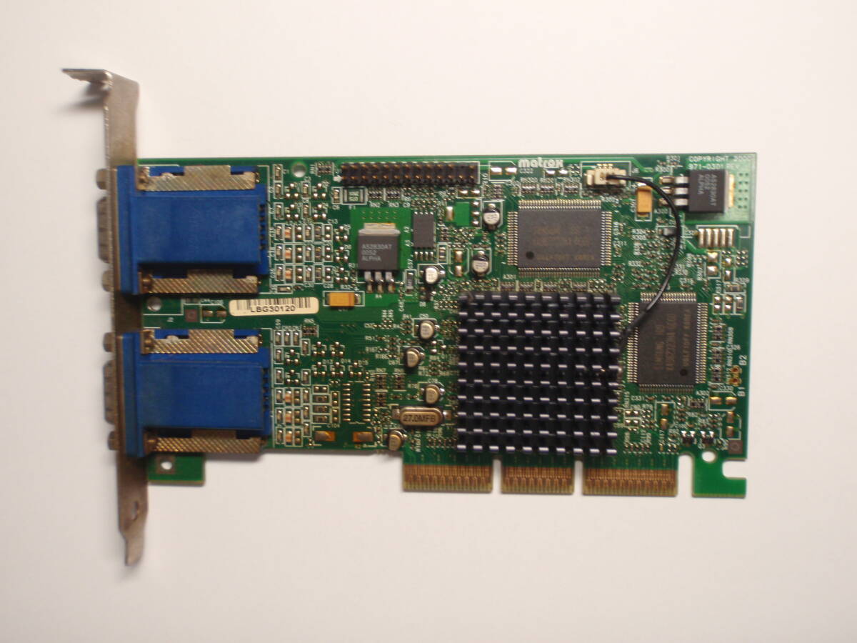 Matrox Millennium G450 DualHead 16MB AGP ビデオカード