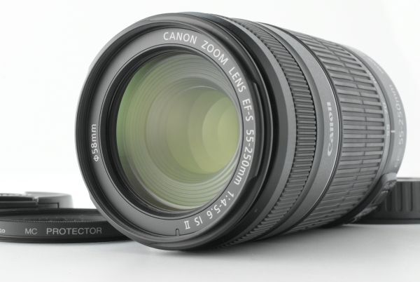 【美品】 CANON EF-S 55-250mm F4-5.6 IS II Zoom Lens キャノン ズームレンズ EF-TN-JP1626