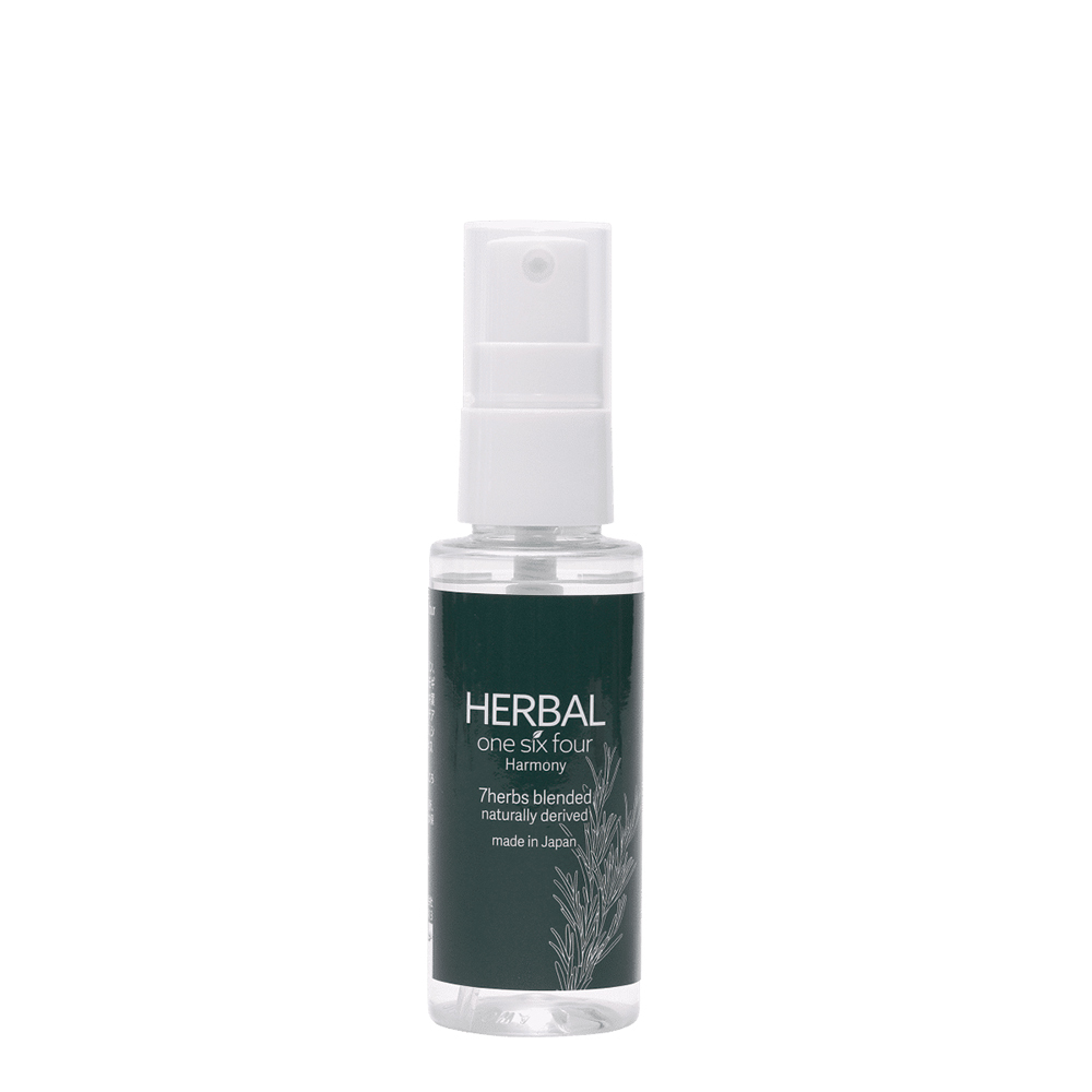 HERBAL one six four Harmony 50ml 国産 ニオイの元に働くスプレー 香害対策スプレー 100%天然由来 7種のハーブ