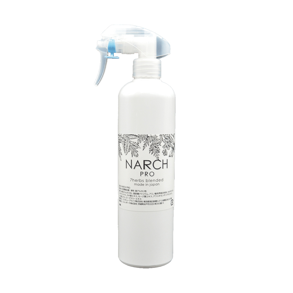 NARCH PRO 500mlミスト 国産 香害対策消臭スプレー 大容量500ml 100%天然由来 7種のハーブ