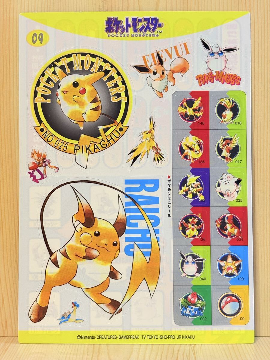 ポケモン ジャンボカードダス シールダス 図鑑カード 未剥がし品 ピカチュウ Pikachu Charmander POCKET MONSTERS 