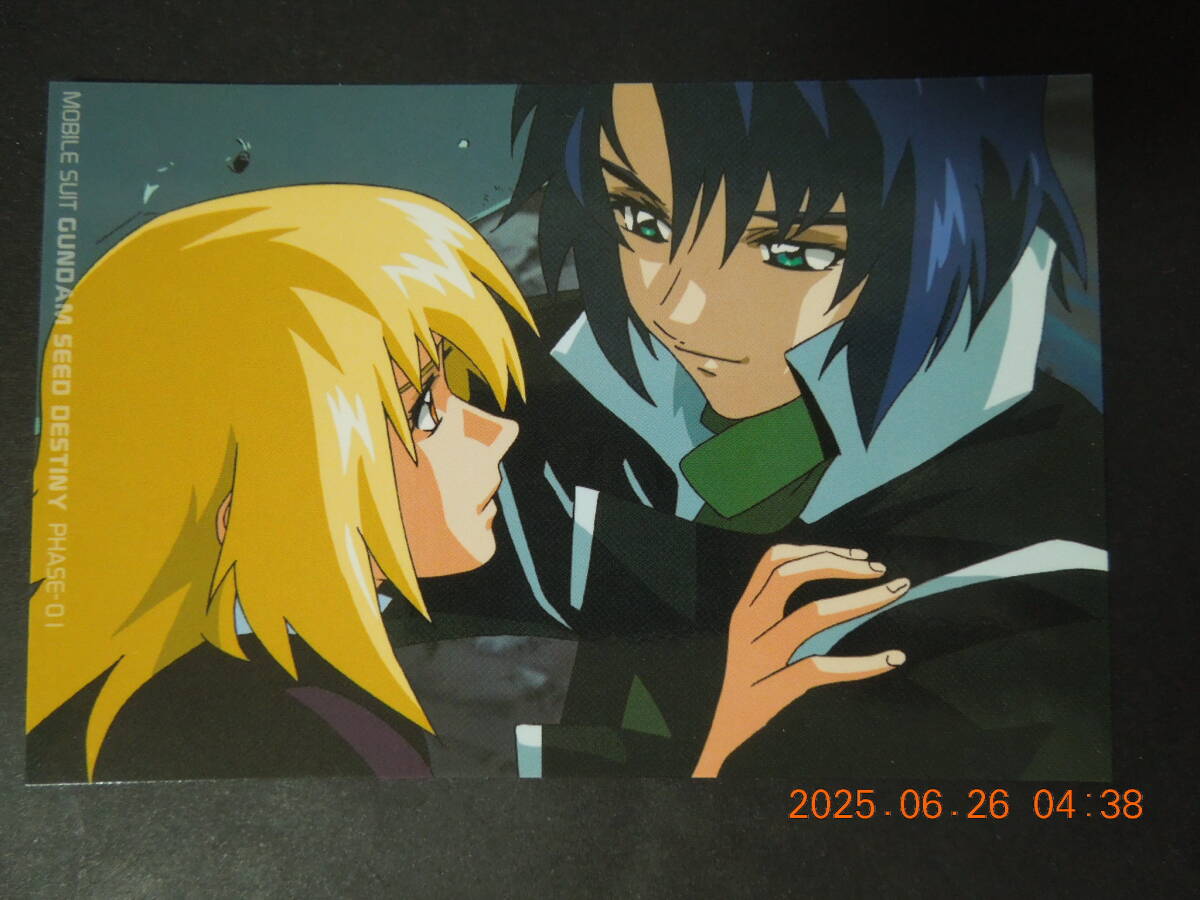 026 アスラン カガリ /「機動戦士ガンダムSEED DESTINY フォトコレクション」/ イラストカード トレーディングカード ブロマイド