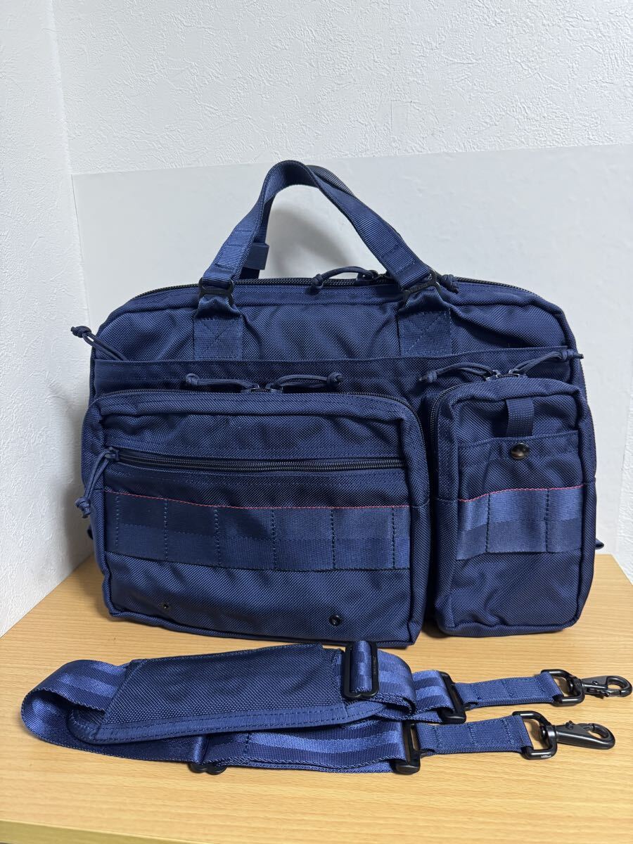 別注●極美品●定価50600円●ブリーフィング BRIEFING×BEAMS PLUS “NEO B4 LINER” 2way ブリーフケース アメリカ製 ネイビー