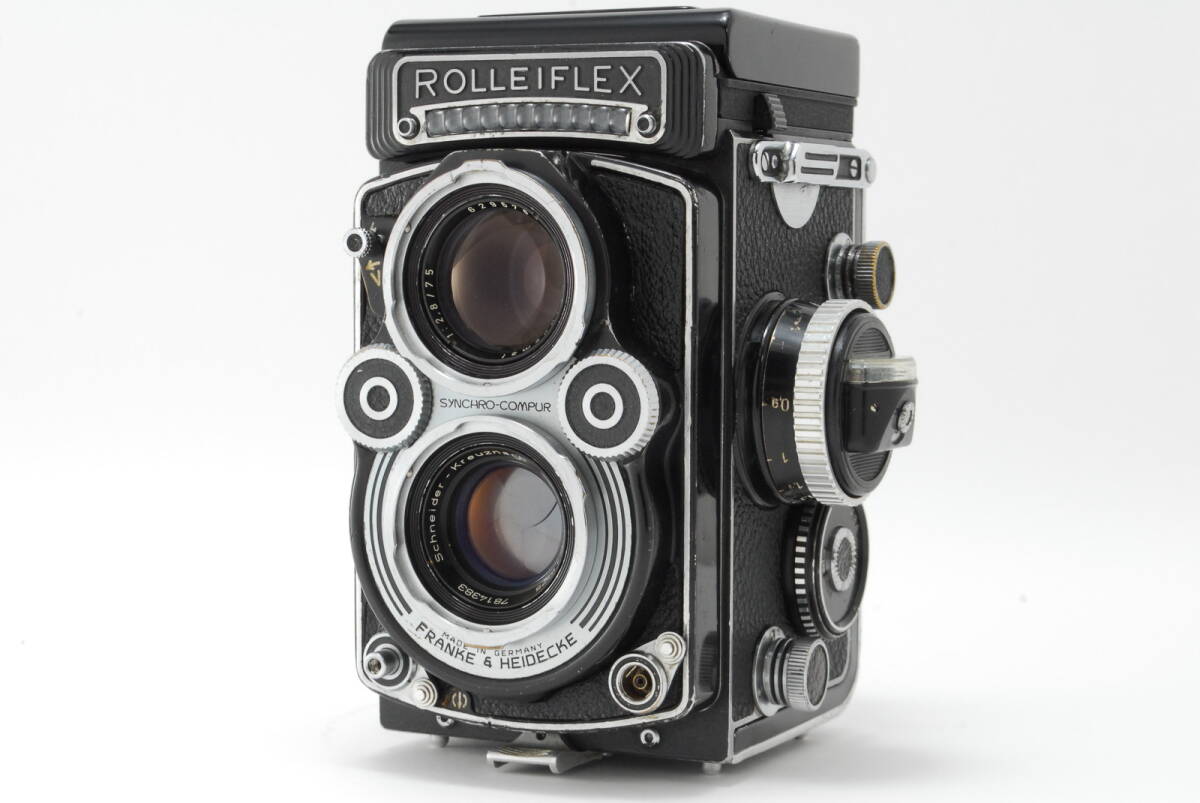 [AB-品] ROLLEIFLEX 3.5F＊Xenotar 75mm F3.5＊メーター動作＊ローライフレックス＊11430
