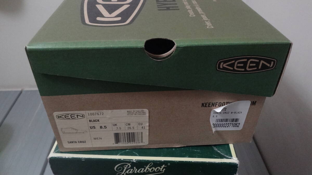 KEEN SANTA CRUZ BLACK 8.5(26cm) 