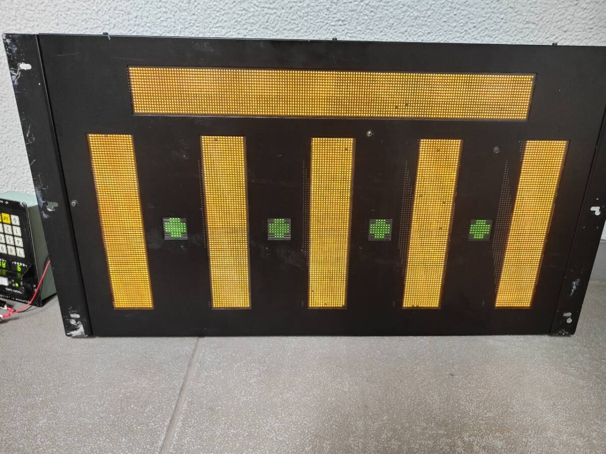 オージLED行先表示機・側面用DL-81B-740♪路線バスデータ入り。オプション品追加で家庭用電源にて動作可能