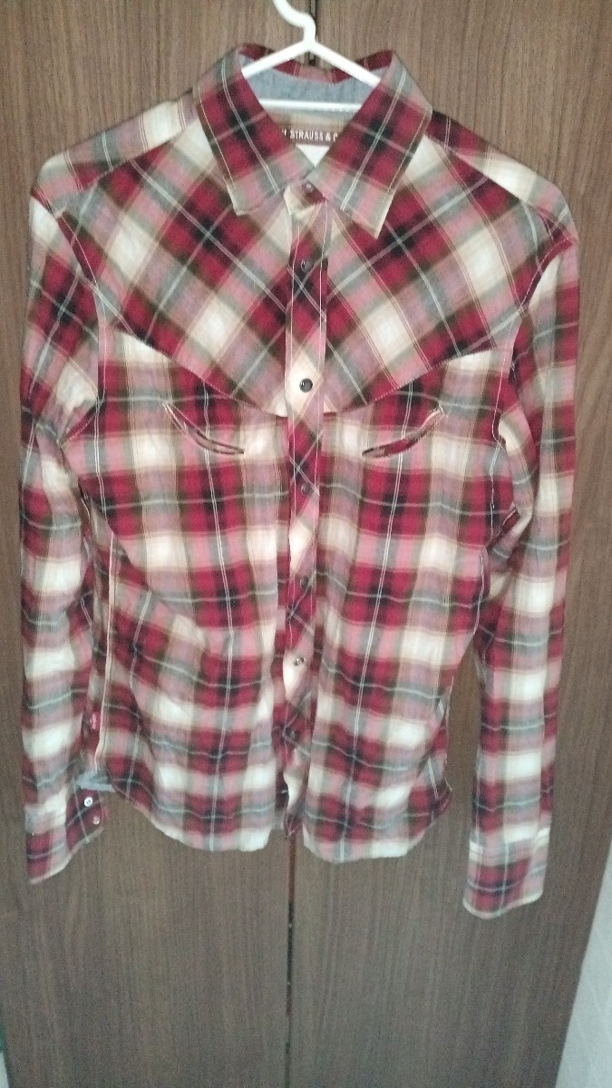 リーバイス 長袖ウエスタンシャツ　Sサイズ