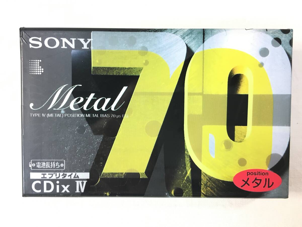 新品未使用　未開封品　ＳＯＮＹ　ＣＤｉｘ　IV　Ｍｅｔａｌ　７０　メタルポジション　TYPE IV　メタルテープ