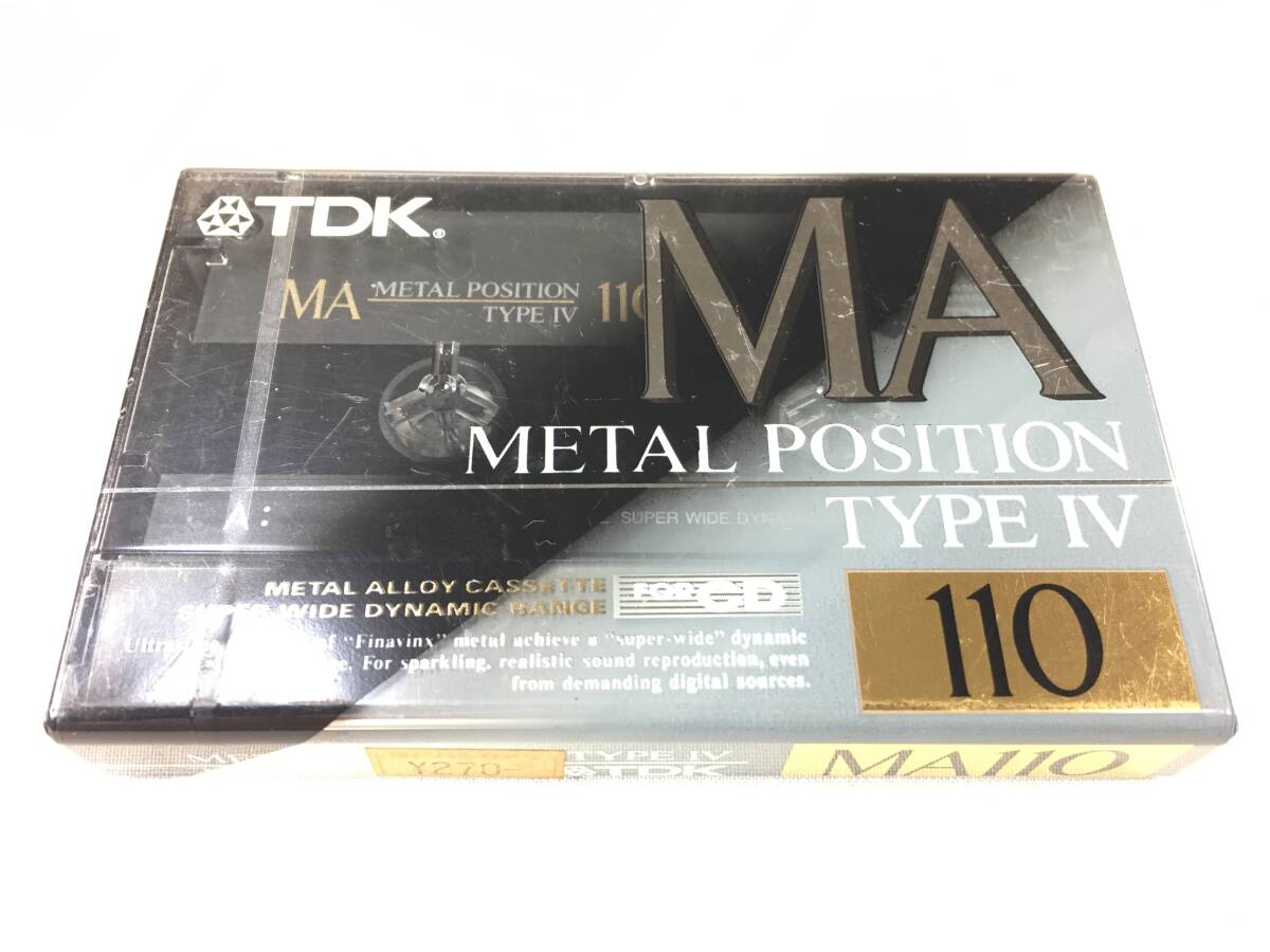 新品未使用　未開封品　ＴＤＫ　ＭＡ　１１０　メタルポジション　TYPE IV　メタルテープ