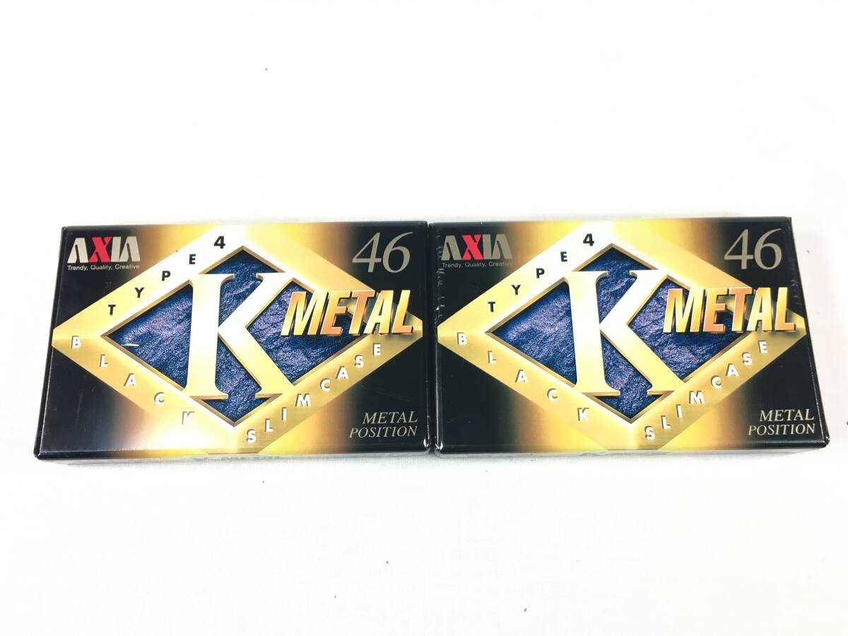 新品未使用　未開封品　ＡＸＩＡ　Ｋ　ＭＥＴＡＬ　４６　２本セット　メタルポジション　TYPE IV　メタルテープ