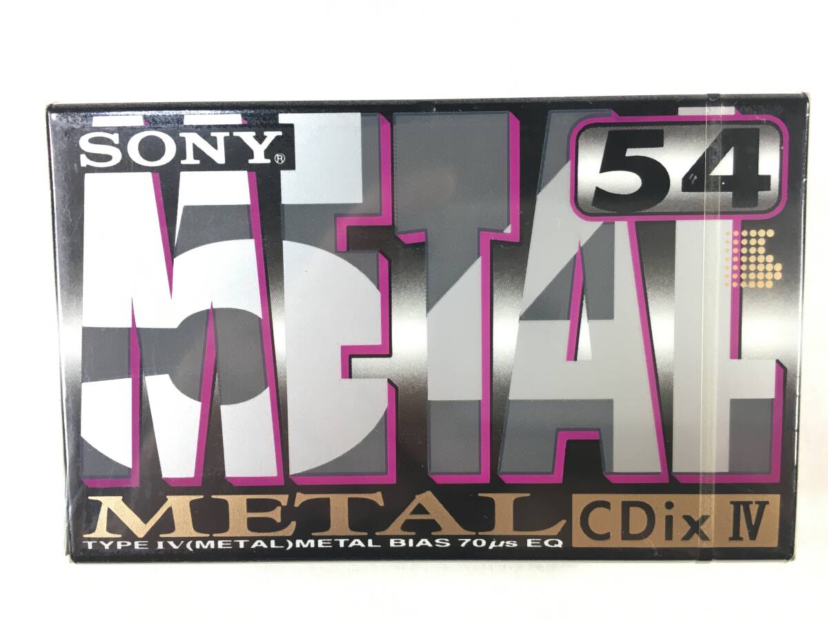新品未使用　未開封品　ＳＯＮＹ　ＣＤｉｘ　IV　５４　２本セット　メタルポジション　TYPE IV　メタルテープ