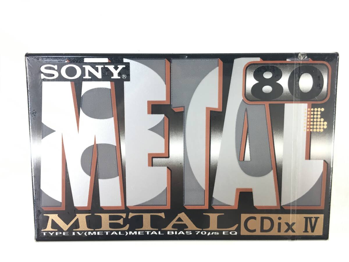 新品未使用　未開封品　ＳＯＮＹ　ＣＤｉｘ　IV　８０　２本セット　メタルポジション　TYPE IV　メタルテープ