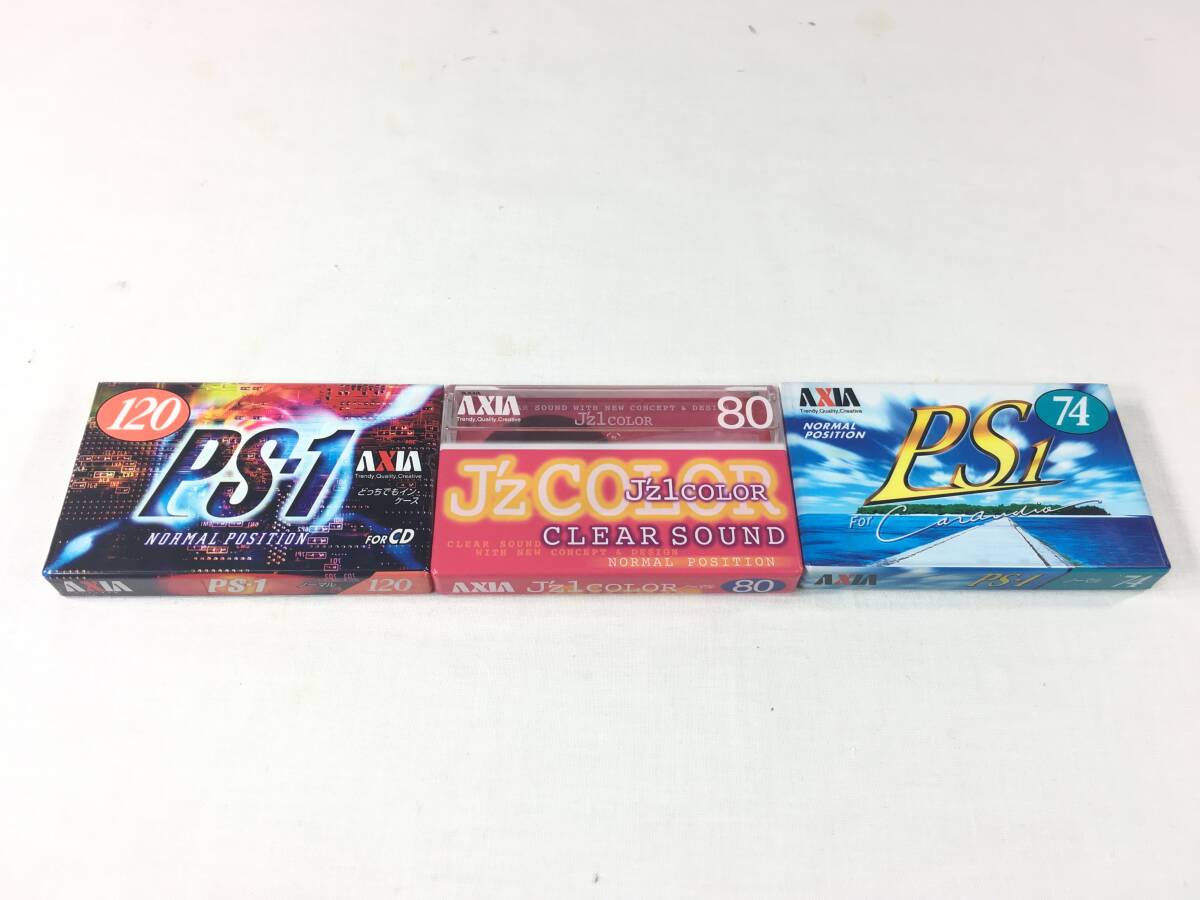 新品未使用　未開封品 AXIA PS-1 ７４　１２０　Ｊ‘Ｚ１ COLOR ８０　３本セット ノーマルポジション　TYPEⅠ　ノーマルポジションテープ