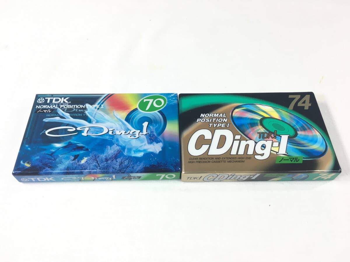 新品未使用　未開封品　ＴＤＫ　ＣＤｉｎｇ１　７０　７４　２本セット　ノーマルポジション　TYPEⅠ　ノーマルポジションテープ