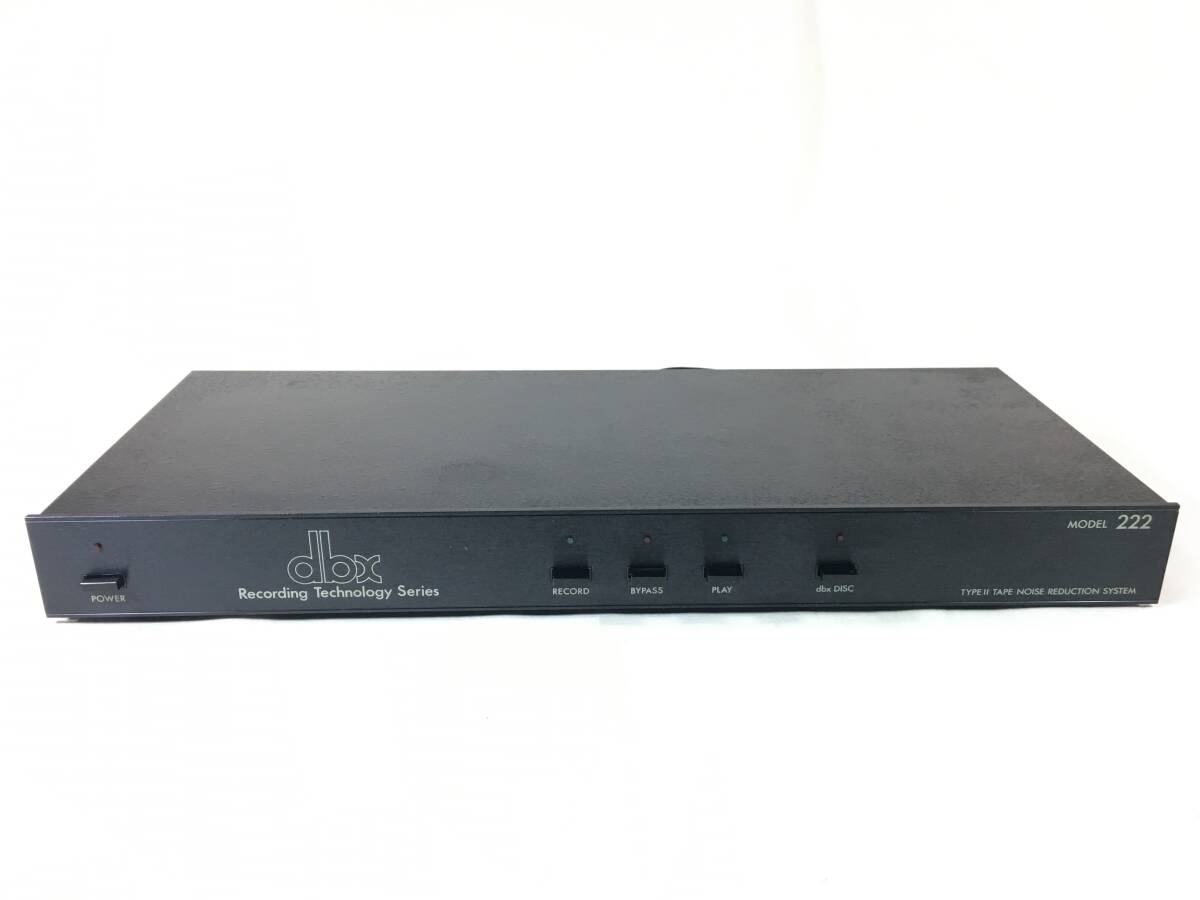 ｄｂｘ　ＭＯＤＥＬ　２２２　ＴＹＰＥⅡテープノイズリダクションシステム　エンコード／デコード　ｄｂｘ　ＤＩＳＣ対応