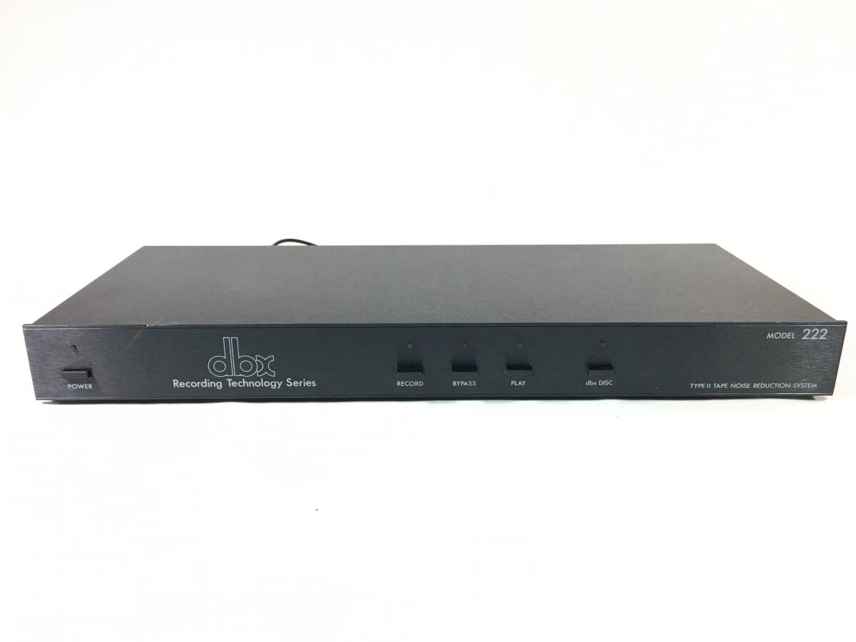 ｄｂｘ　ＭＯＤＥＬ　２２２　ＴＹＰＥⅡテープノイズリダクションシステム　エンコード／デコード　ｄｂｘ　ＤＩＳＣ対応　②