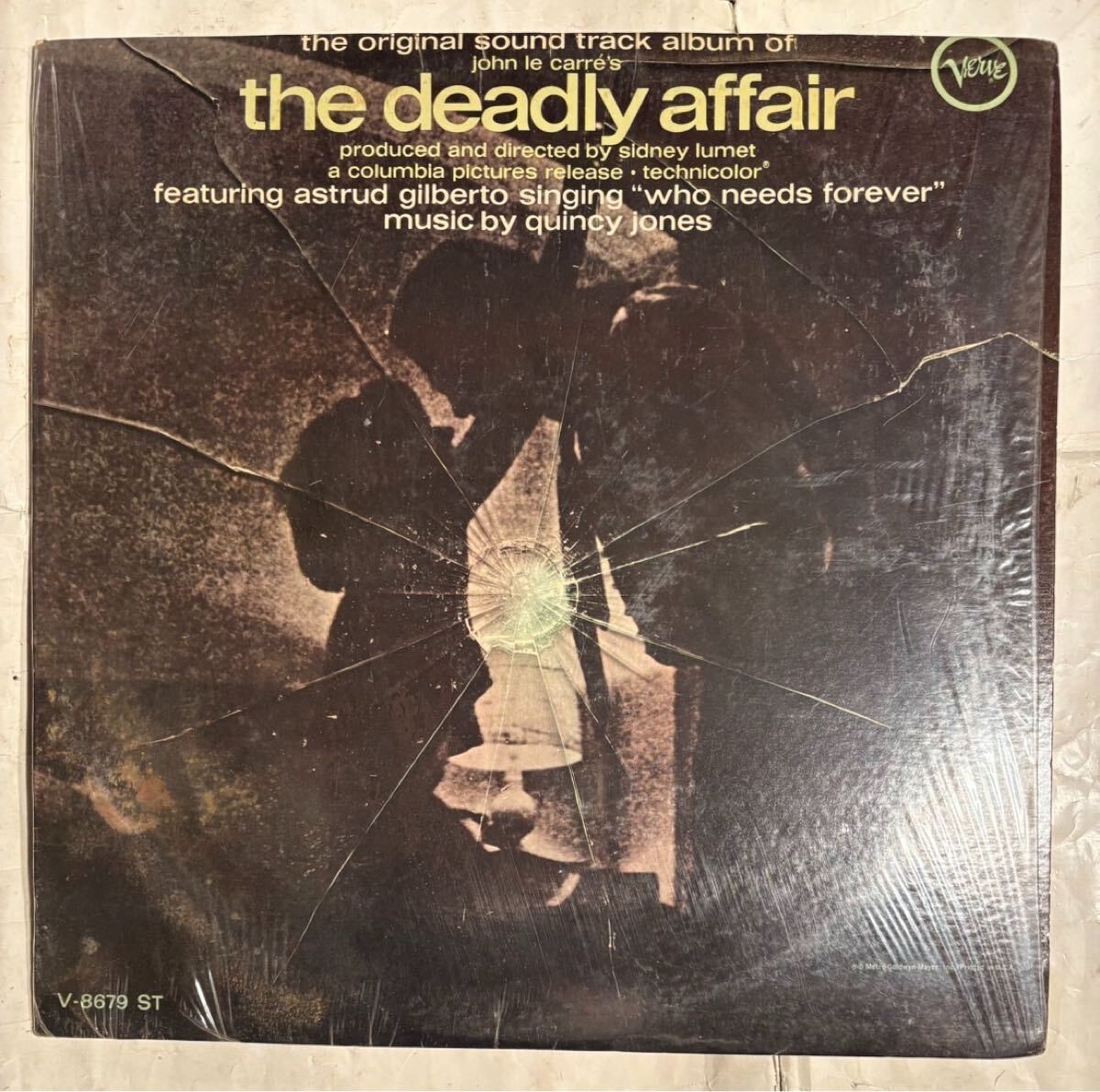 LP レコード US盤 QUINCY JONES THE DEADLY AFFAIR OST Astrud Gilberto LAMP EYE 証言 ネタ V-8679