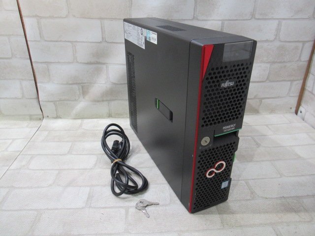 AK0686 Ω 新TTPC 2752k 保証有 富士通【 PRIMERGY TX1320 M4 】【 OS無 / Xeon E-2224 3.4GHz / HDD:1TB SATA 2.5インチ×2 / 8GB 】鍵付