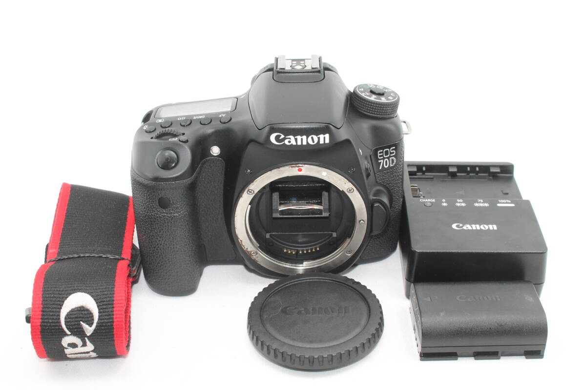 【202501009KNI-22】Canon デジタル一眼レフカメラ EOS70D ボディ ブラック EOS70D