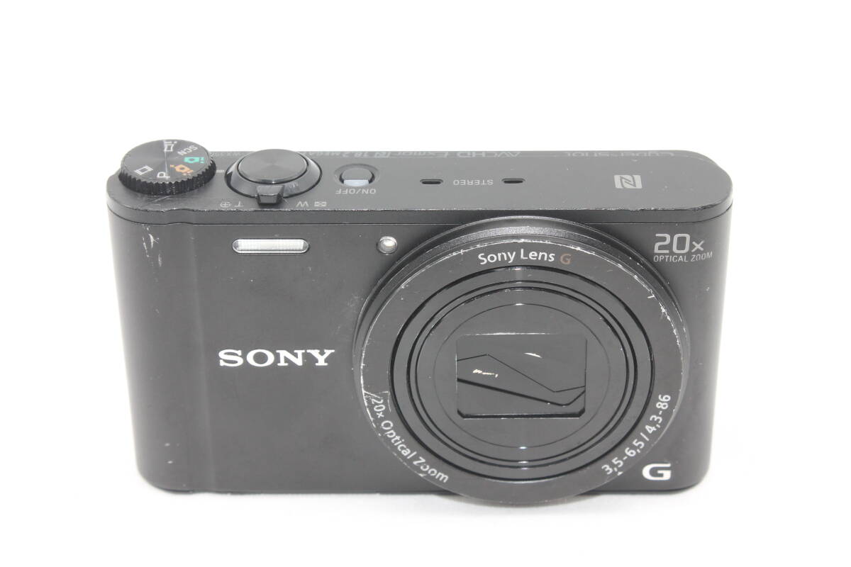 【202501009KNI-26】SONY(ソニー) デジタルカメラ Cyber-shot WX350 光学20倍 ブラック DSC-WX350-B