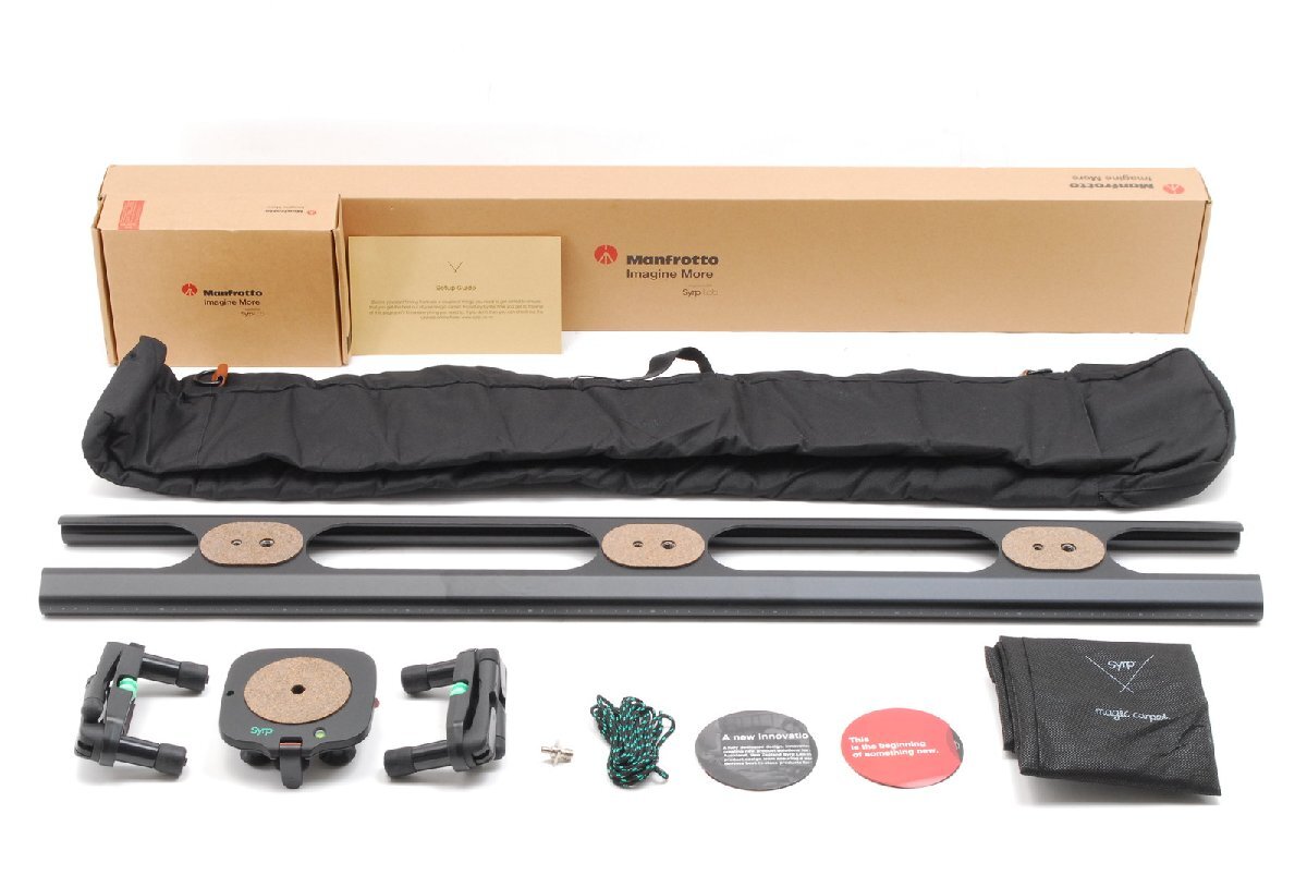 マンフロット Manfrotto Syrp Magic Carpet 100cm END CAPS AND CARRIAGE スライダー ケース付き (e284)