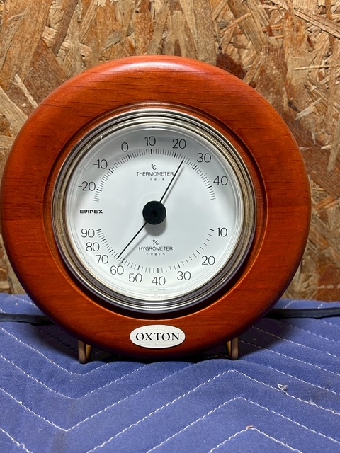 【10-36】OXTON EMPEX 温度計 湿度計 TM-6168