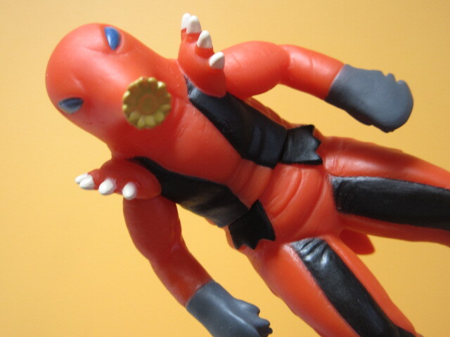モグラ獣人 食玩ミニソフビ/約9cm/プレイヒーローVS対決セットより/仮面ライダーアマゾン怪人/商品説明欄全部必読！入札条件＆取引条件厳守
