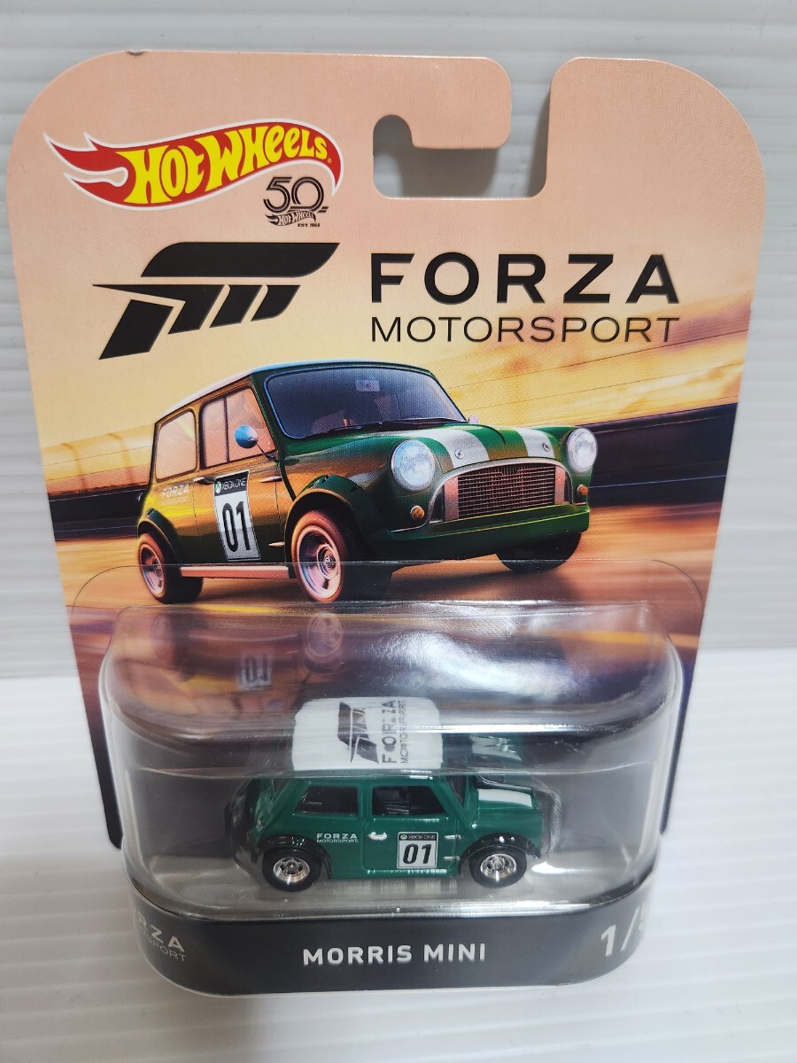 [新品 未開封] Hot Wheels ホットウィール FORZA MOTORSPORT 50周年記念モデル MORRIS MINI モーリス ミニ
