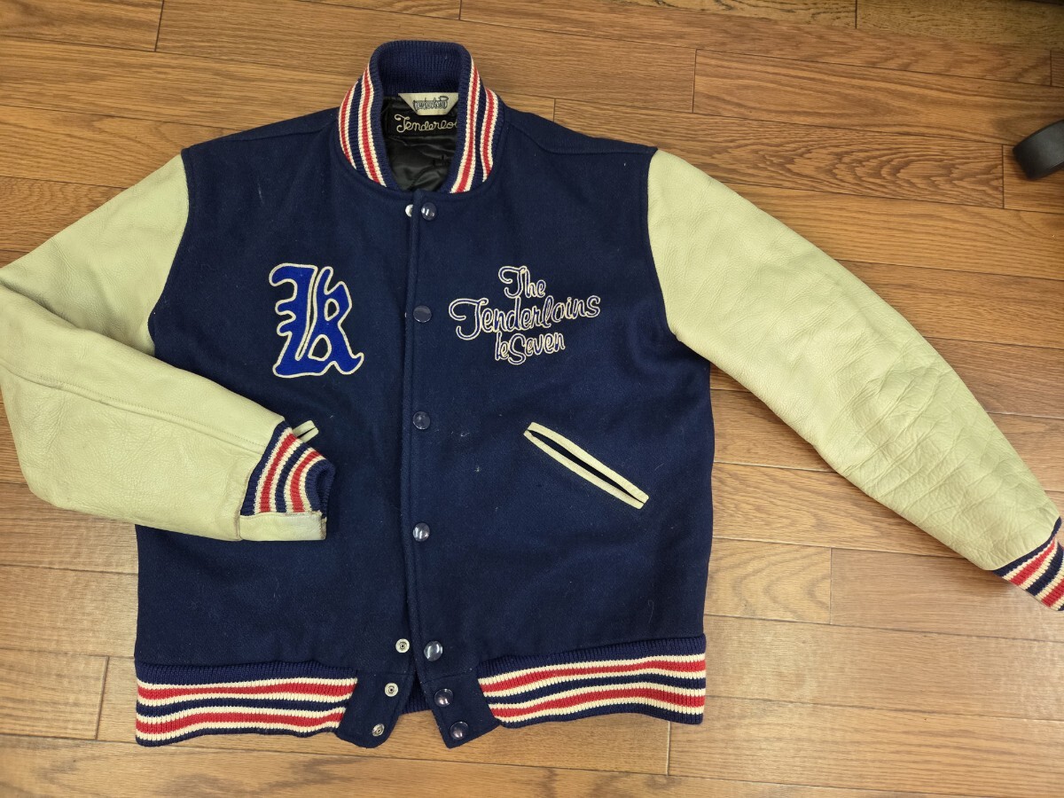 初期　05AW Mサイズ テンダーロイン T-BASEBALL JKT スタジャン　M ジャケット ネイビー