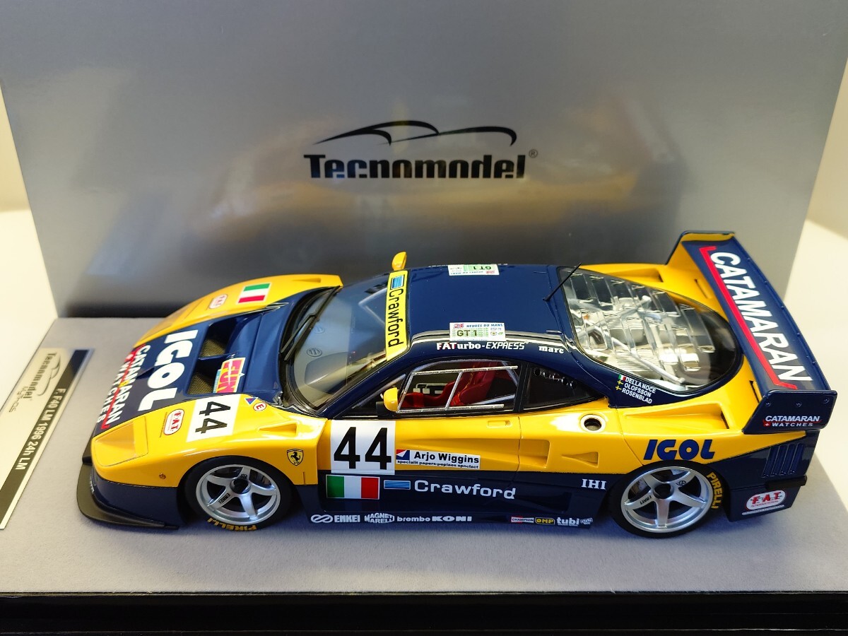 ☆限定160台 テクノモデル 1/18 イゴール フェラーリ F40 GTE 1996年 ルマン24H #44 @5t1110