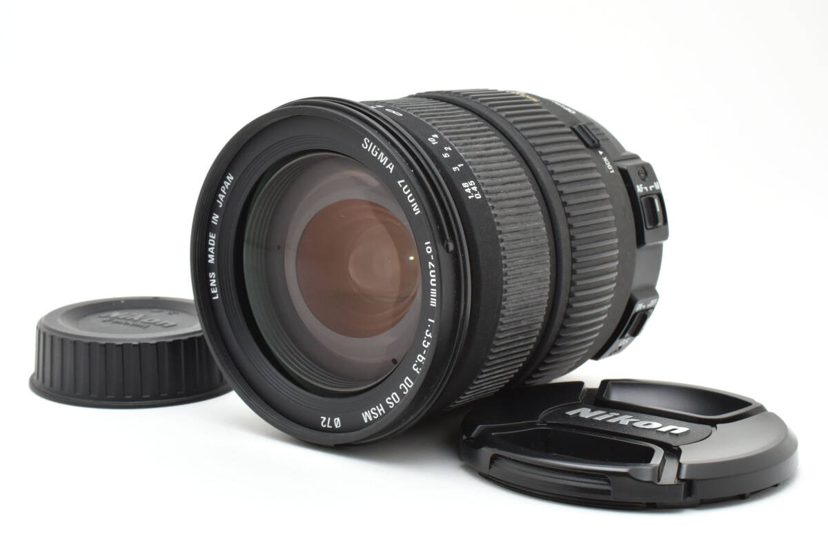 ★美品★ シグマ SIGMA AF 18-200mm F3.5-6.3 DC OS HSM Nikon Fマウント 高倍率ズームレンズ #3649