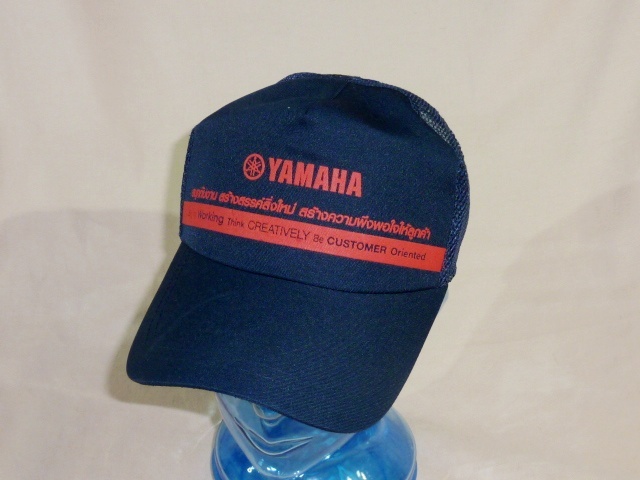 ヤマハ YAMAHA ハーフメッシュ・キャップ 紺