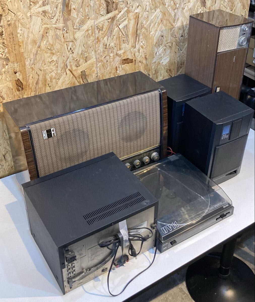 11【T19795】オーディオ　まとめ　※ジャンク品あり　COLUMBIA Aurex FIDELITY AlexUV11