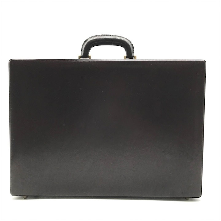 美品 BALLY バリー レザー ヴィンテージ アタッシュケース ビジネス ハンド バッグ ブラウン ブランド 鞄 BAG k7037