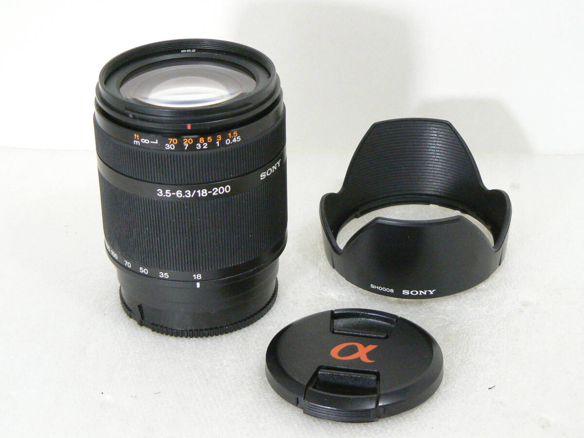 デジタル専用 SONY DT（3.5-6.3/18-200mm）SAL18200 動くジャンク E351