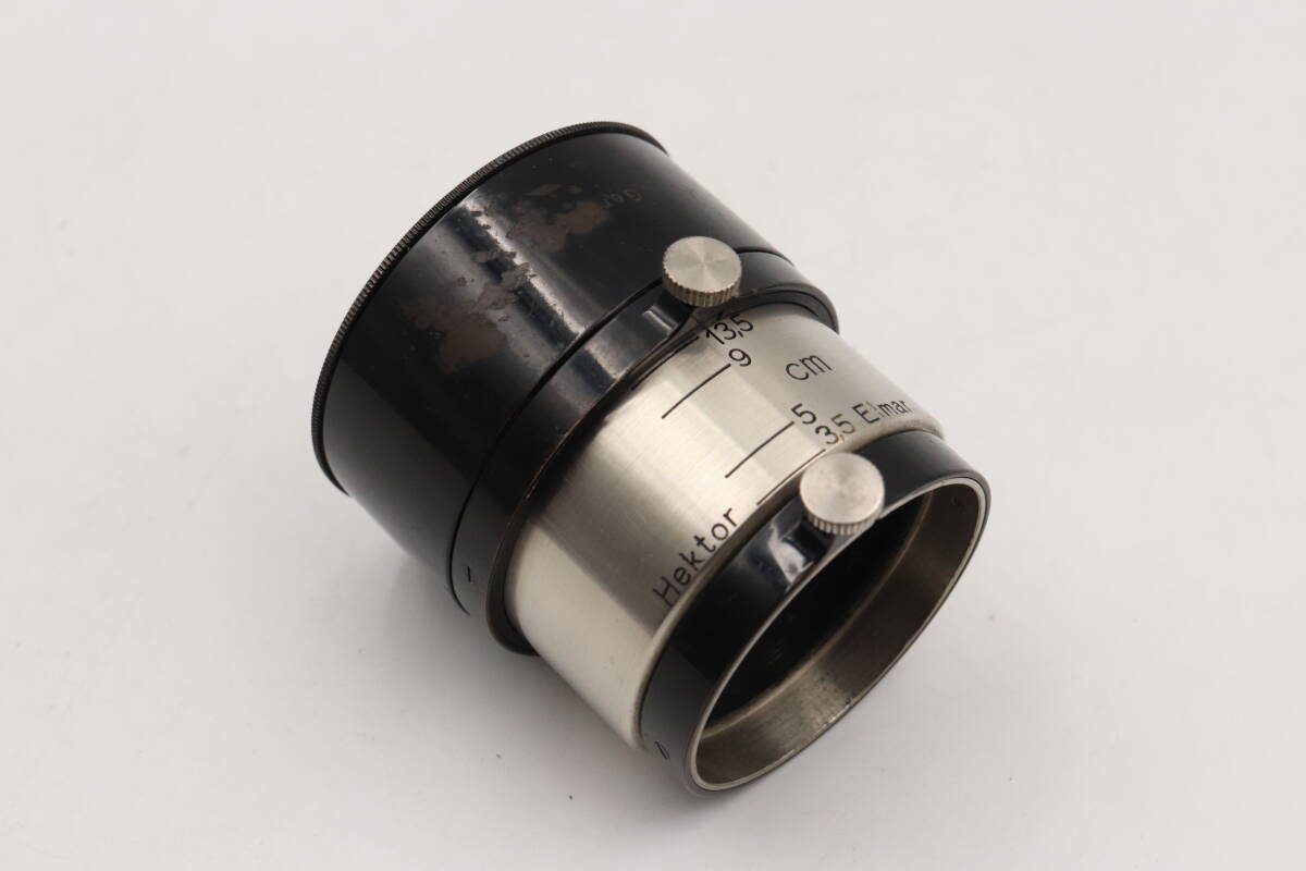 値下げ◆珍品☆Leica ライカ FIKUS ニッケル仕様 フード エルマー3,5 刻印 ###r15499