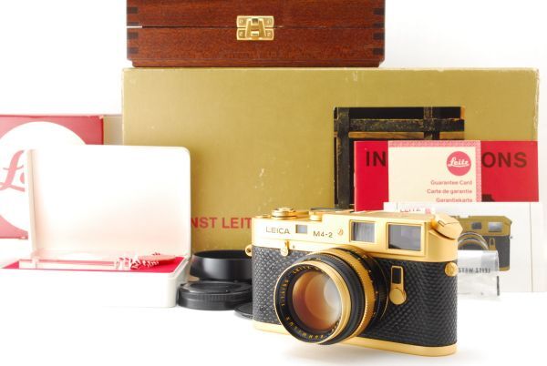 Leica M4-2 Gold 100th Anniv. Oscar Barnack Limited w/SUMMILUX-M 50mm f/1.4 9732