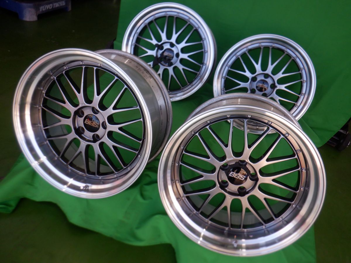 K 送料無料 即納 超希少品！ BBS LM245 LM246 20 5H114.3 9J+25 10J+15 深リム VIPセダン セルシオ クラウン Z シーマ フーガ JDM ヘラフラ