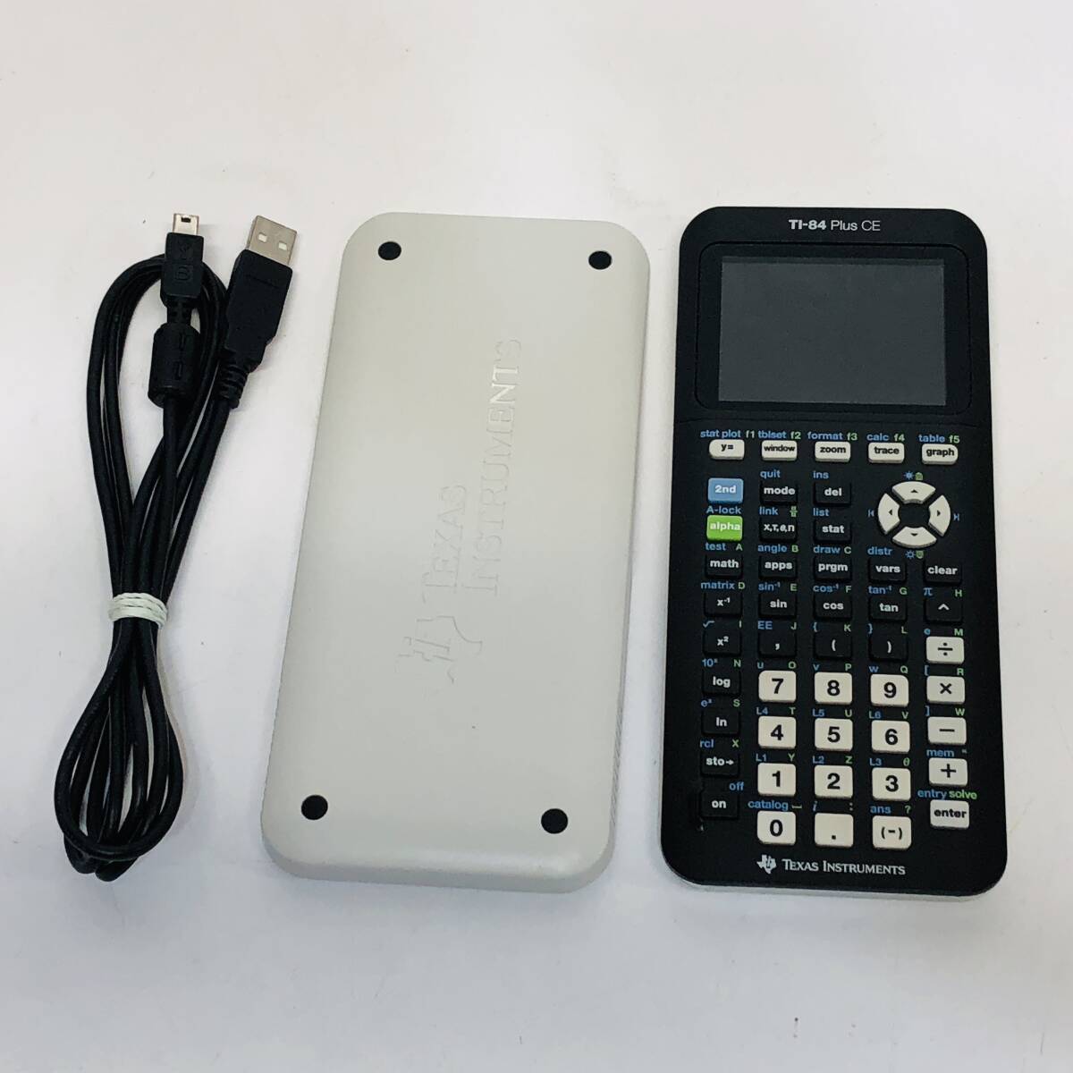 ●動作品 テキサスインスツルメンツ TI-84 Plus CE 関数電卓 TEXAS INSTRUMENTS ブラック グラフ電卓 S4764