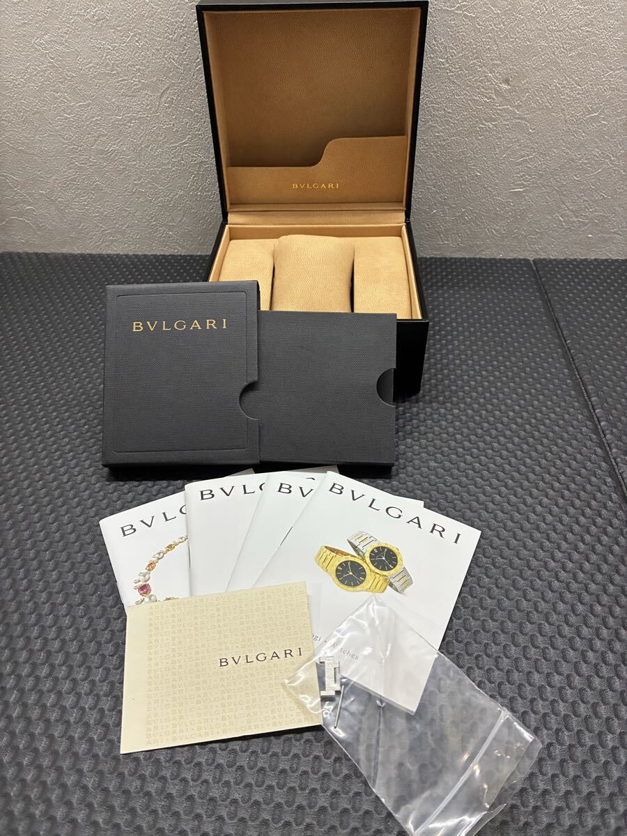 正規品　BVLGARI ブルガリ BB26SS　メンズ腕時計　ケース　コマ 駒　セット 空箱 付属品 時計ケース