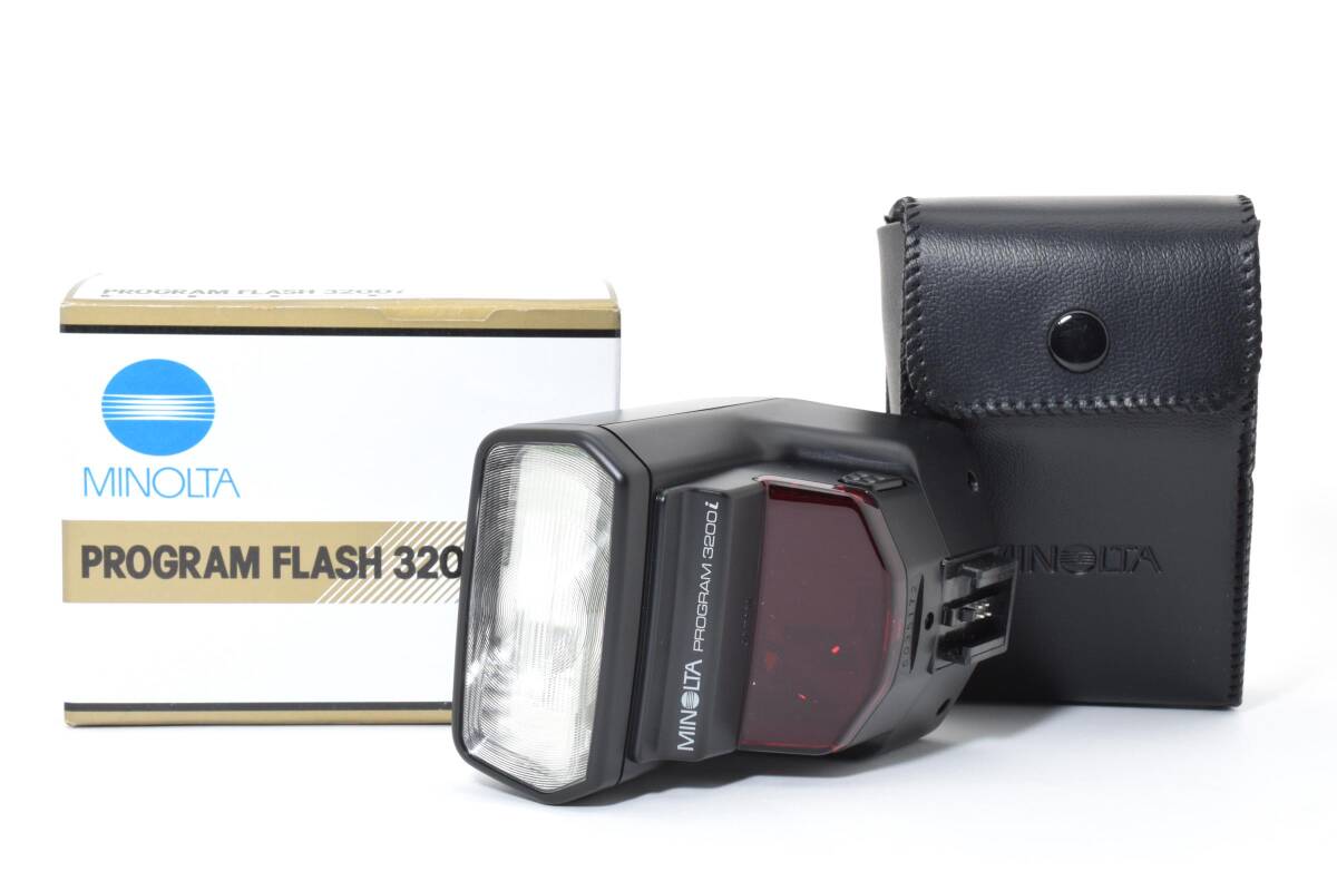 ★美品★ミノルタ MINOLTA PROGRAM FLASH 3200i ストロボ 元箱付属★ W1100#AW2530