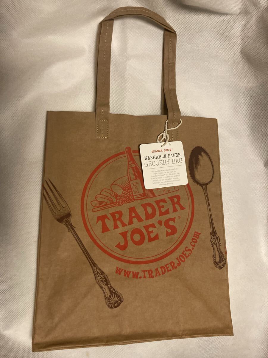 ◆ トレーダージョーズ 【TRADER JOE’S】 ウォッシャブルCROCERY BAG エコバッグ　◆