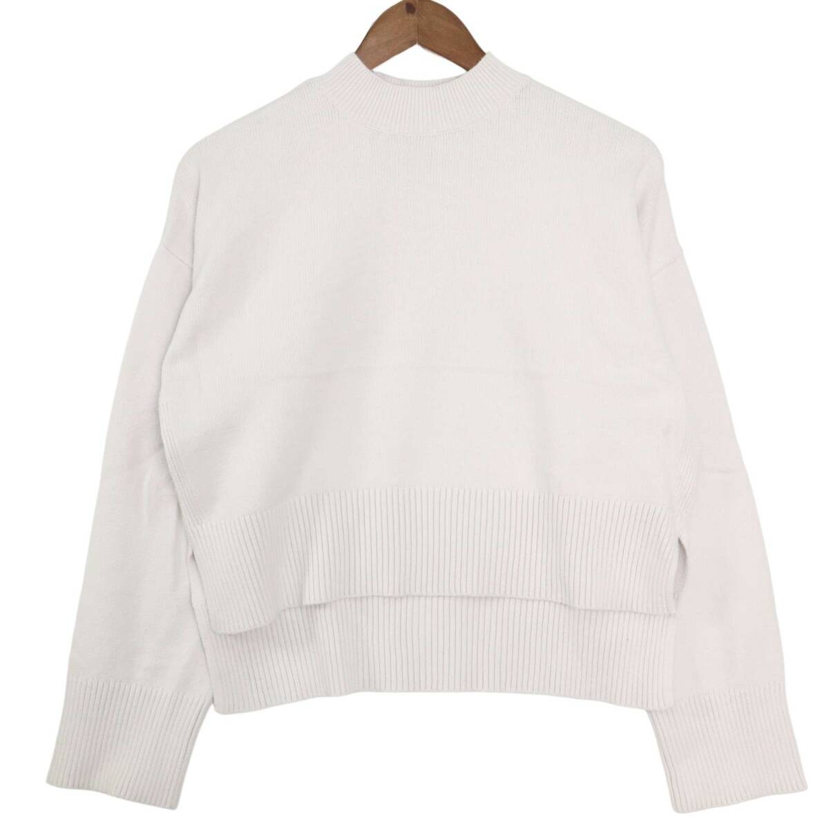 FRAY I.D フレイアイディー 通年 モックネック★ ニット セーター プルオーバー Sz.F レディース 白