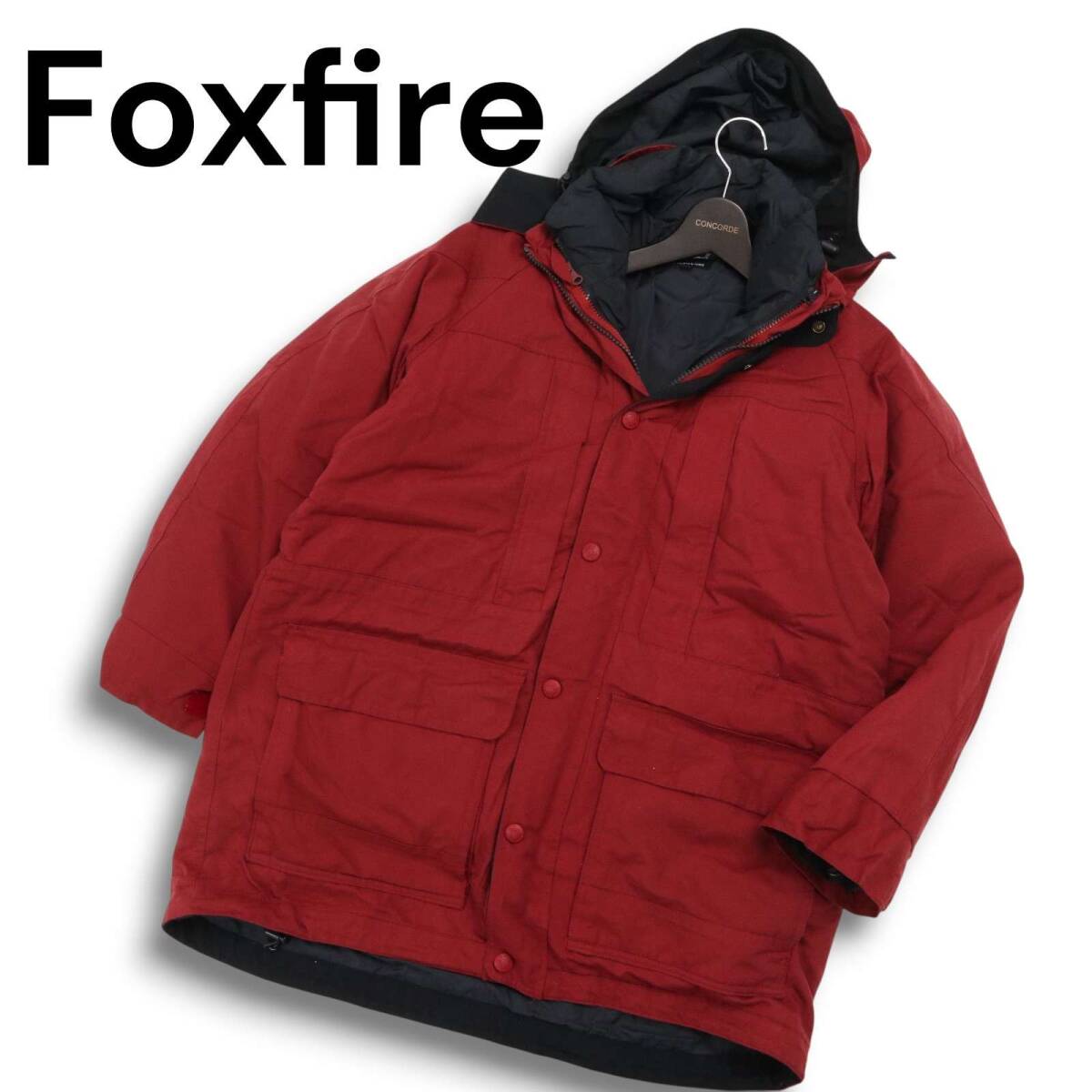 Foxfire フォックスファイヤー 秋冬 中綿 ライナー★ ナイロン マウンテン パーカー ジャケット Sz.M メンズ アウトドア