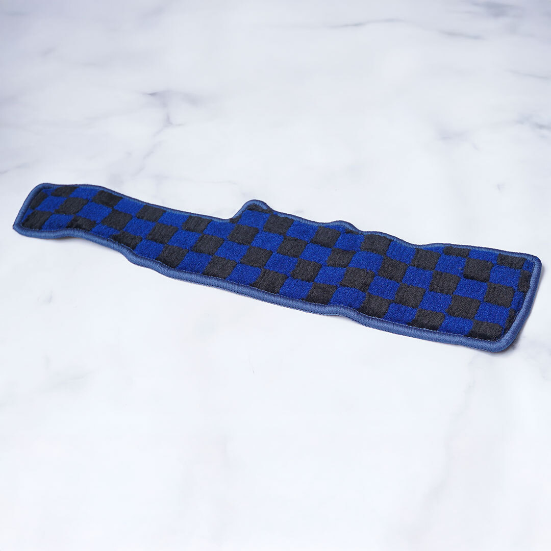 新品・未使用☆S660.COM SPIDER　S660専用　ユーティリティマット　チェック柄（ブルー×ブラック）　|長期保管品|在庫限り|新品|送料無料