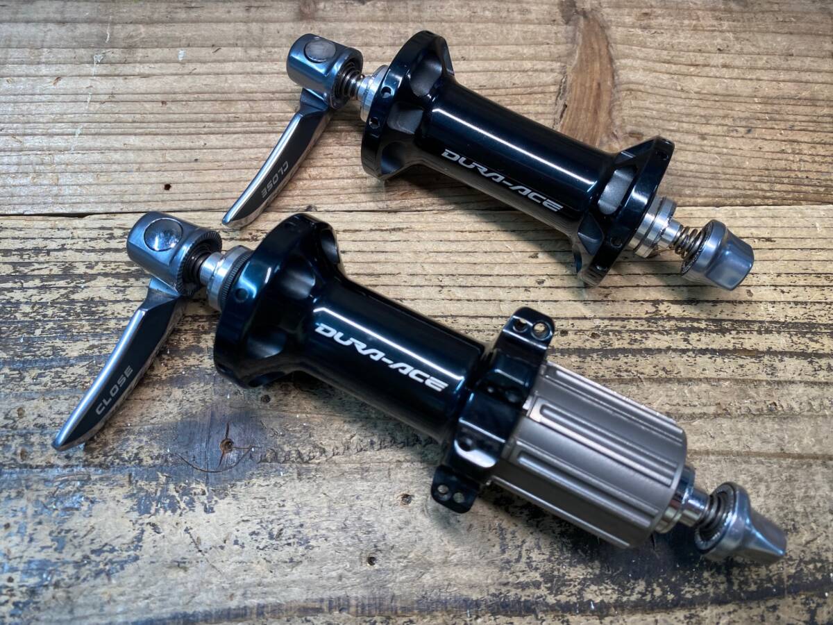 JD185 シマノ SHIMANO デュラエース DURA-ACE WH-9000 前後ハブセット