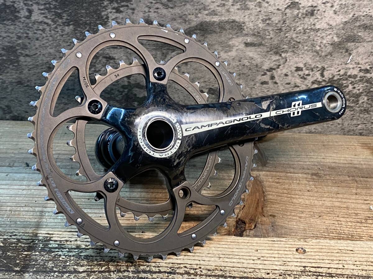 JN283 カンパニョ―ロ CAMPAGNOLO コーラス CHORUS クランクセット 50/34T 172.5mm