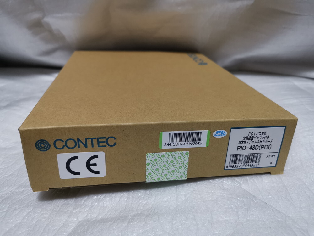 ★新品★ CONTEC PIO-48D(PCI) デジタル入出力PCIボード 双方向 48ch (非絶縁,5VDC-TTL)