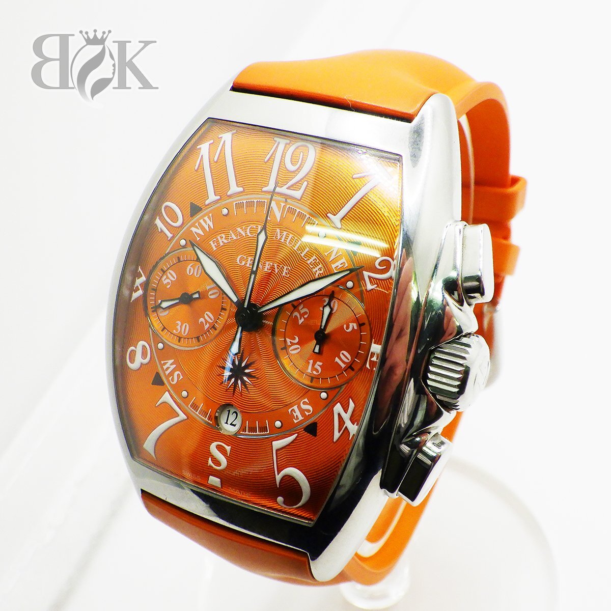 フランクミュラー トノーカーベックス マリナー 8080CCDTMAR ギャランティ 自動巻き メンズ ●