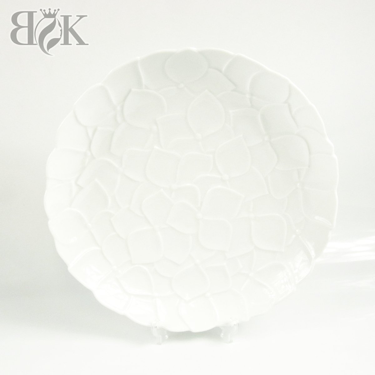 香蘭社 紫陽花 大皿 9寸 299-FLL 箱付 保管未使用品 ♪